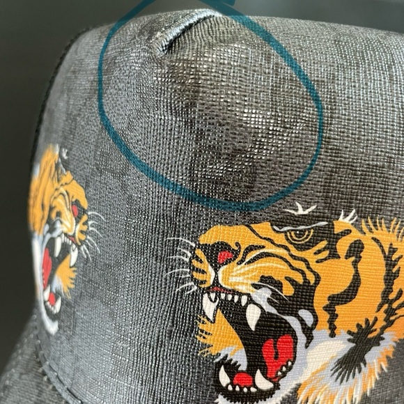 Gucci Tiger Gray and Black Baseball Cap NWT - Picture 9 of 10